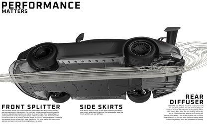 Porsche 992.1 GT3 Pre - Preg Carbon Fibre AT - P Swan Neck Rear Wing by Adro - | Rear Wings | FD Racing