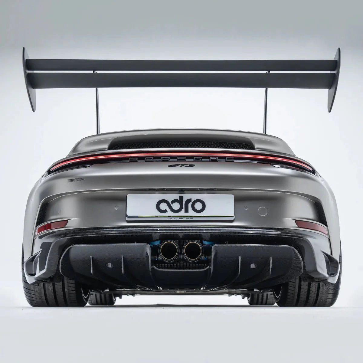 Porsche 992.1 GT3 Pre - Preg Carbon Fibre AT - P Swan Neck Rear Wing by Adro - | Rear Wings | FD Racing