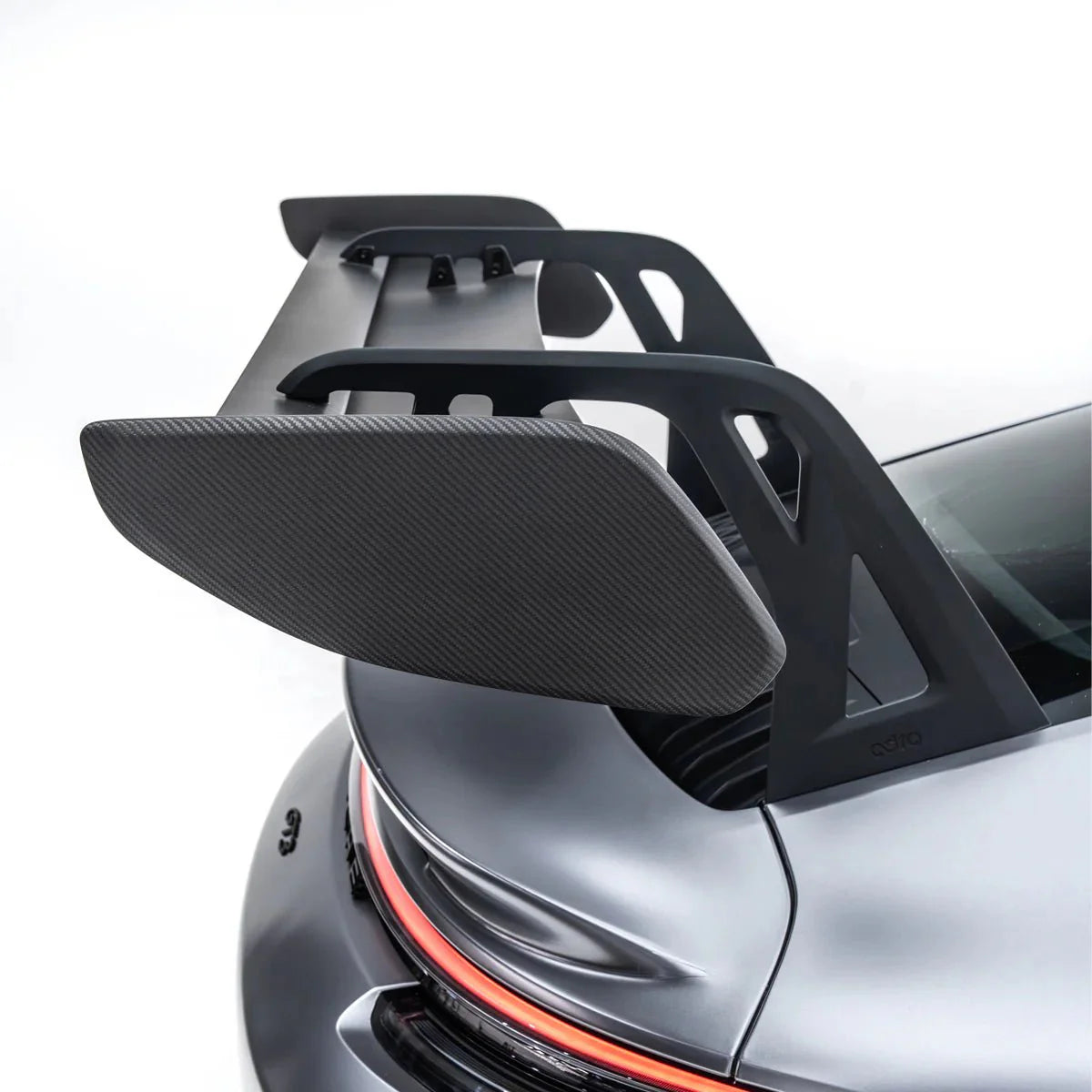 Porsche 992.1 GT3 Pre - Preg Carbon Fibre AT - P Swan Neck Rear Wing by Adro - | Rear Wings | FD Racing