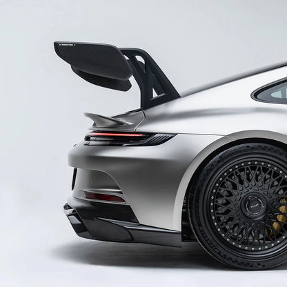 Porsche 992.1 GT3 Pre - Preg Carbon Fibre AT - P Swan Neck Rear Wing by Adro - | Rear Wings | FD Racing