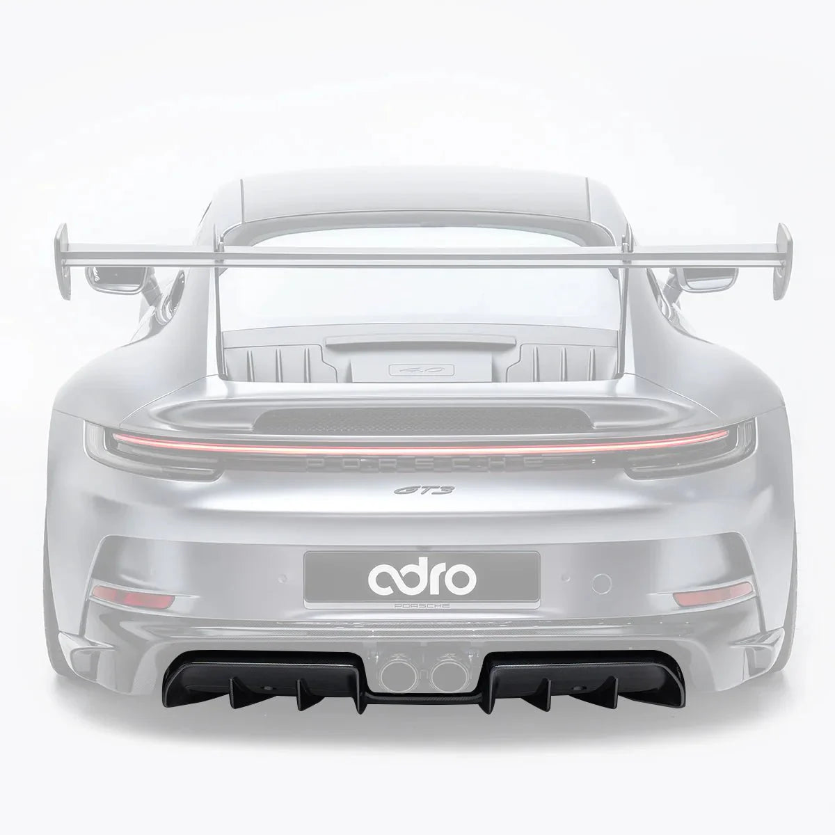 Adro Porsche 992.1 GT3 Pre-Preg Carbon Fibre Rear Diffuser