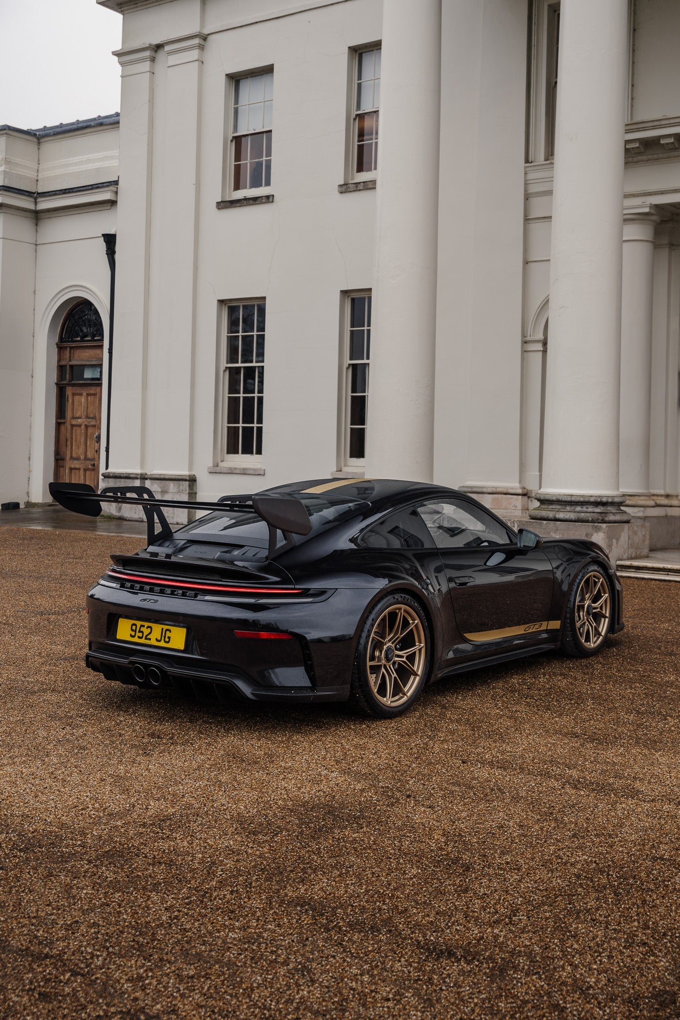 Porsche 992.1 / 992.2 GT3 Pre-Preg Carbon Fibre AT-P Swan Neck Rear Wing by Adro | Rear Wings | FD Racing
