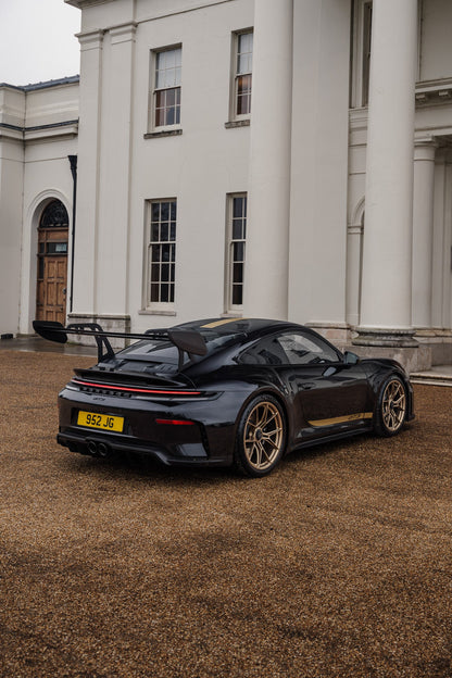 Porsche 992.1 / 992.2 GT3 Pre-Preg Carbon Fibre AT-P Swan Neck Rear Wing by Adro | Rear Wings | FD Racing
