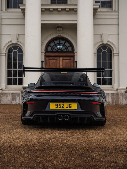 Porsche 992.1 / 992.2 GT3 Pre-Preg Carbon Fibre AT-P Swan Neck Rear Wing by Adro | Rear Wings | FD Racing