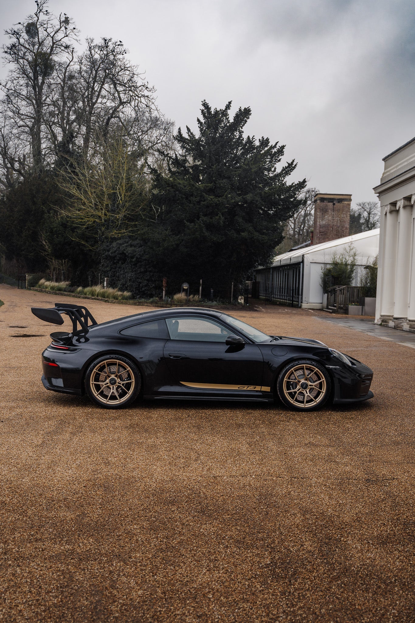 Porsche 992.1 / 992.2 GT3 Pre-Preg Carbon Fibre AT-P Swan Neck Rear Wing by Adro | Rear Wings | FD Racing