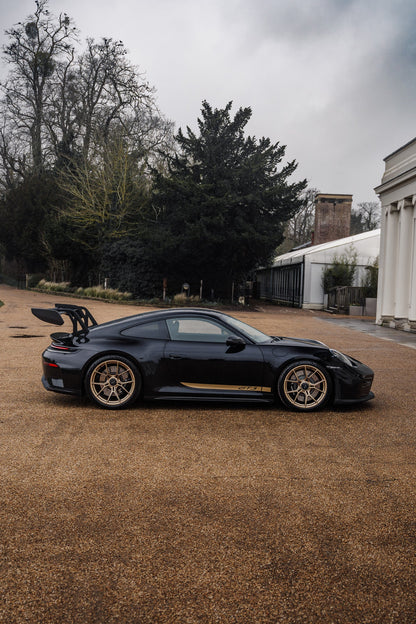 Porsche 992.1 / 992.2 GT3 Pre-Preg Carbon Fibre AT-P Swan Neck Rear Wing by Adro | Rear Wings | FD Racing