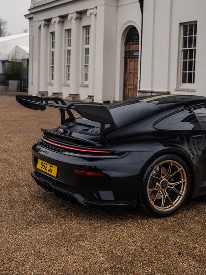 Porsche 992.1 / 992.2 GT3 Pre-Preg Carbon Fibre AT-P Swan Neck Rear Wing by Adro | Rear Wings | FD Racing