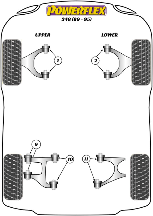 Powerflex diagram for the 348: this part is position 11