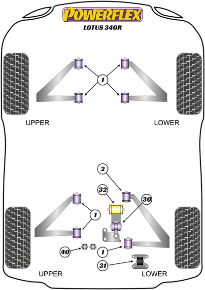 Powerflex diagram for the 340R: this part is position 1