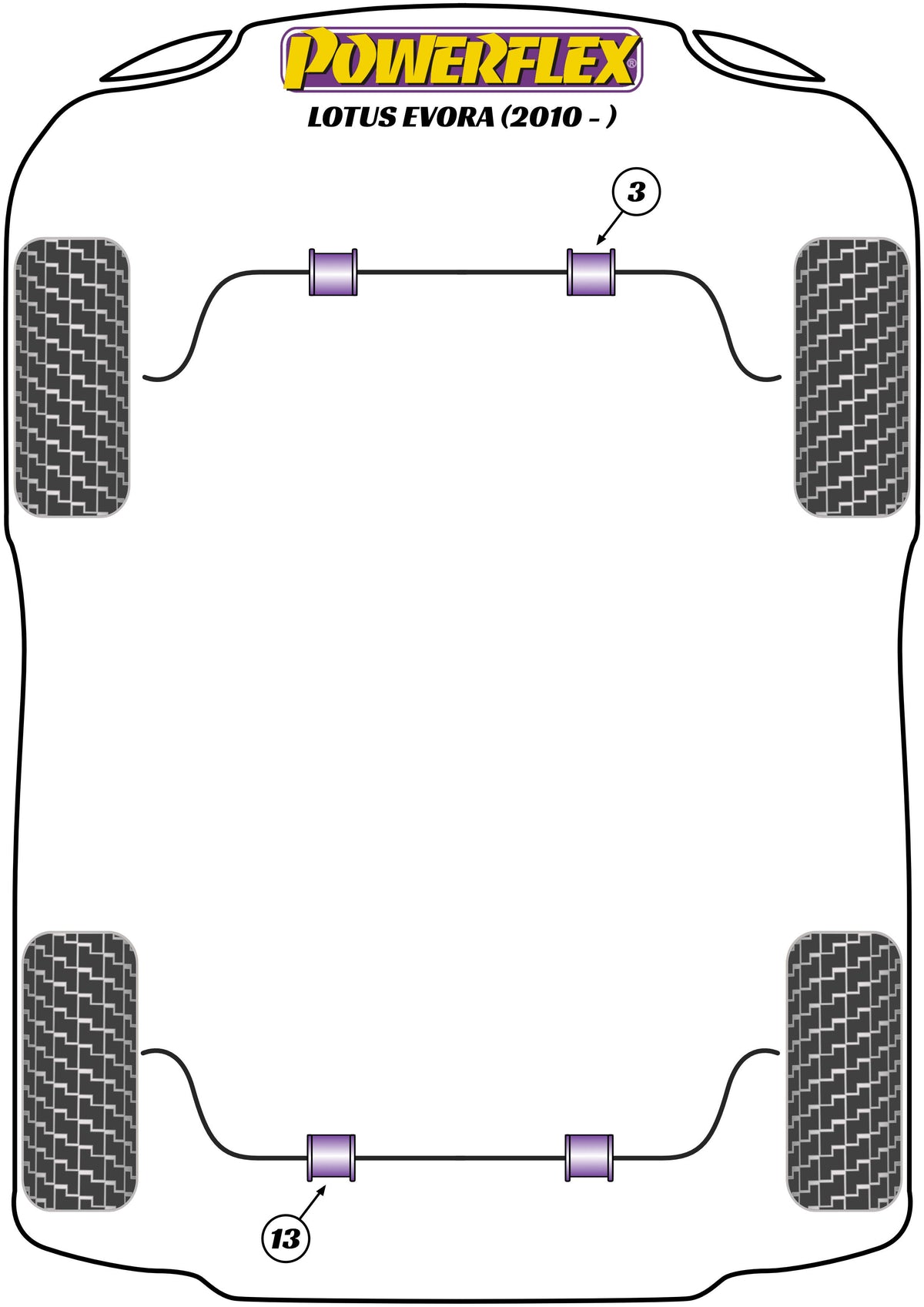 Powerflex diagram for the Evora: this part is position 13