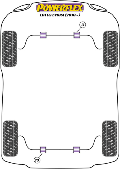 Powerflex diagram for the Evora: this part is position 13