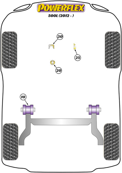 Powerflex diagram for the 500L: this part is position 30
