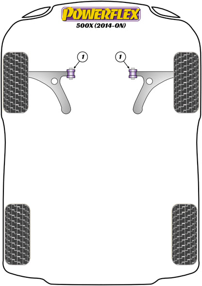 Powerflex diagram for the 500X: this part is position 1