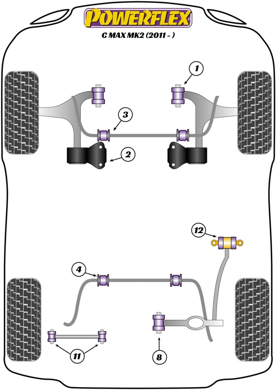Powerflex diagram for the C-Max / Grand C-Max MK2: this part is position 20