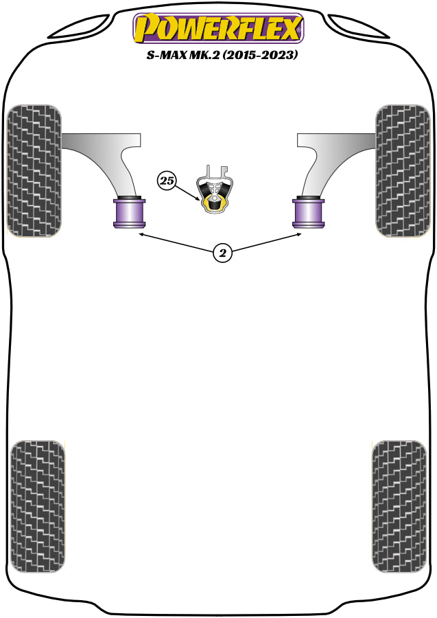 Powerflex diagram for the S-Max MK2: this part is position 25