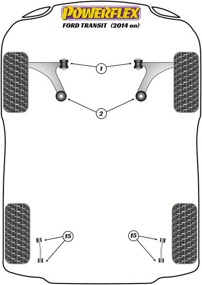 Powerflex diagram for the Transit: this part is position 1
