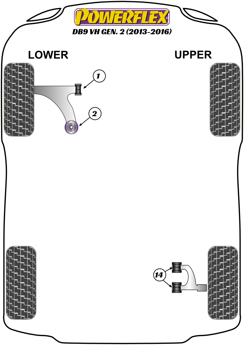 Powerflex diagram for the DB9: this part is position 2
