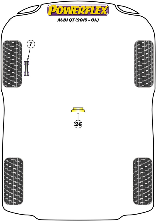 Powerflex diagram for the Q7 4M: this part is position 7