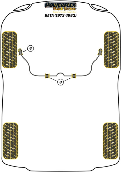 Powerflex diagram for the Beta inc Volumex: this part is position 3