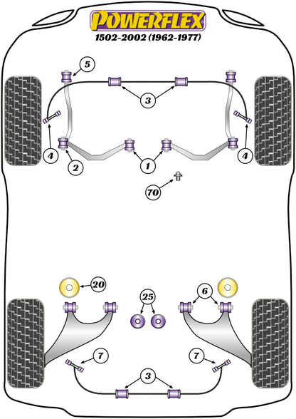 Powerflex diagram for the 02 Series 1502-2002: this part is position 70