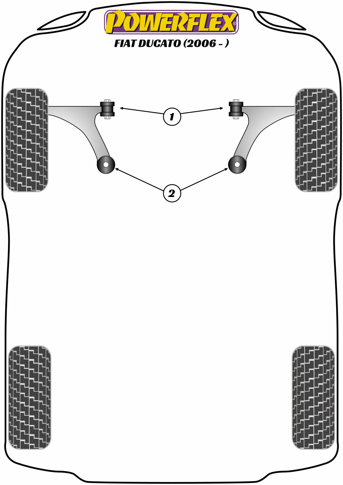 Powerflex diagram for the Ducato: this part is position 1