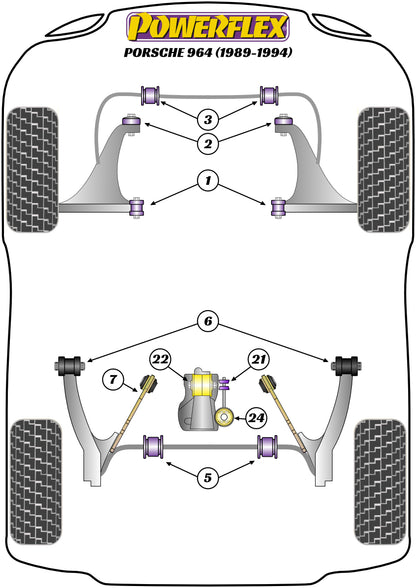Powerflex diagram for the 911 964: this part is position 5