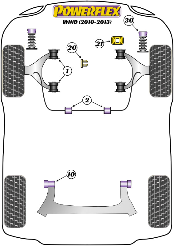 Powerflex diagram for the Wind: this part is position 21