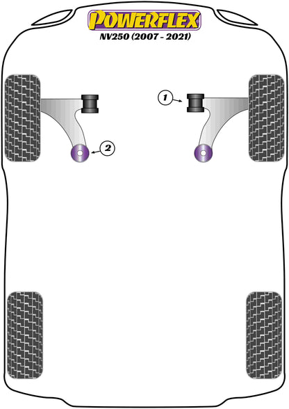Powerflex diagram for the NV250: this part is position 1