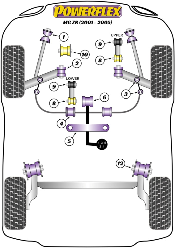 Powerflex diagram for the ZR: this part is position 9