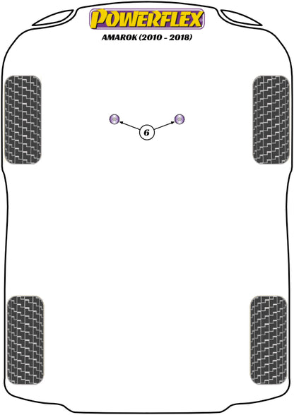 Powerflex diagram for the Amarok: this part is position 6