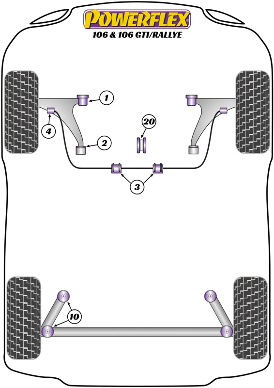 Powerflex diagram for the 106: this part is position 10