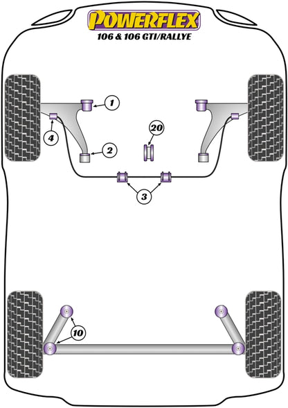 Powerflex diagram for the 106: this part is position 10