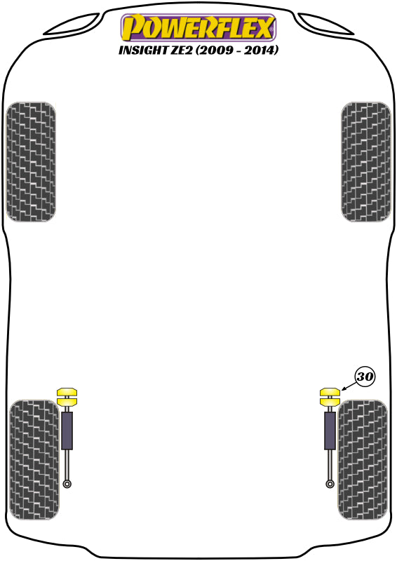 Powerflex diagram for the Insight ZE2: this part is position 30
