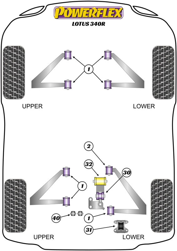 Powerflex diagram for the 340R: this part is position 32