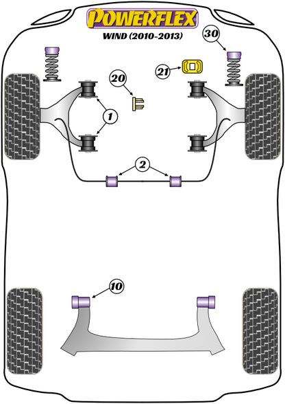 Powerflex diagram for the Wind: this part is position 10