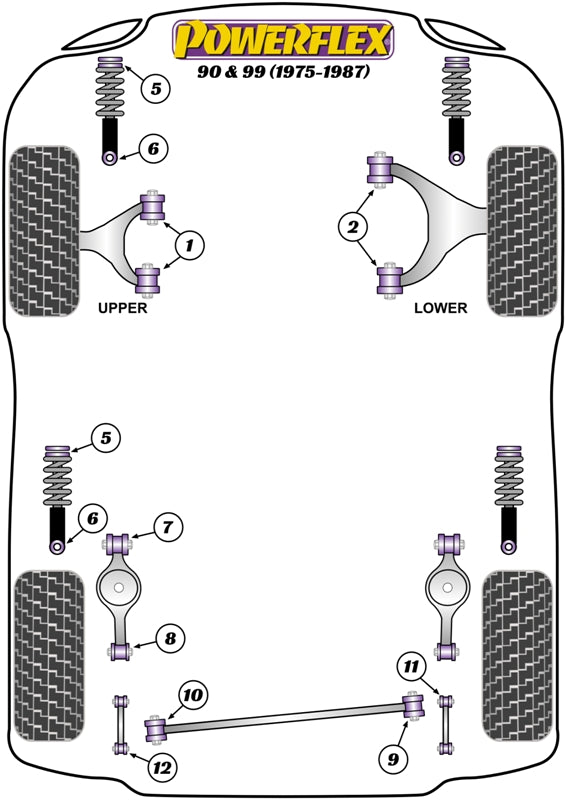 Powerflex diagram for the 90 & 99: this part is position 11