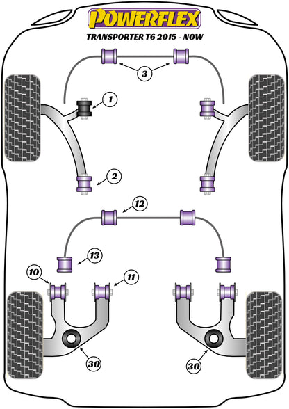 Powerflex diagram for the T6 / 6.1 Transporter: this part is position 12