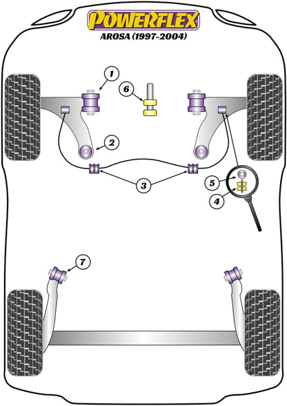 Powerflex diagram for the Arosa: this part is position 7
