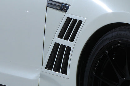 Top Secret Carbon Fibre Wing Vents For The Nissan GT-R