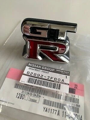 Genuine Nissan R35 GT-R Front Badge Emblem (OEM) – 62892-JF60A