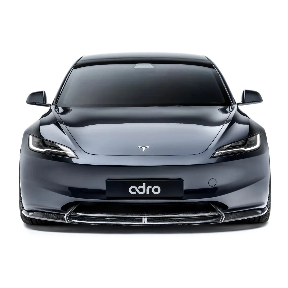Adro Carbon Fiber Front Lip for Tesla Model 3 Highland | Tesla Model 3