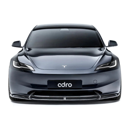 Adro Carbon Fiber Front Lip for Tesla Model 3 Highland | Tesla Model 3