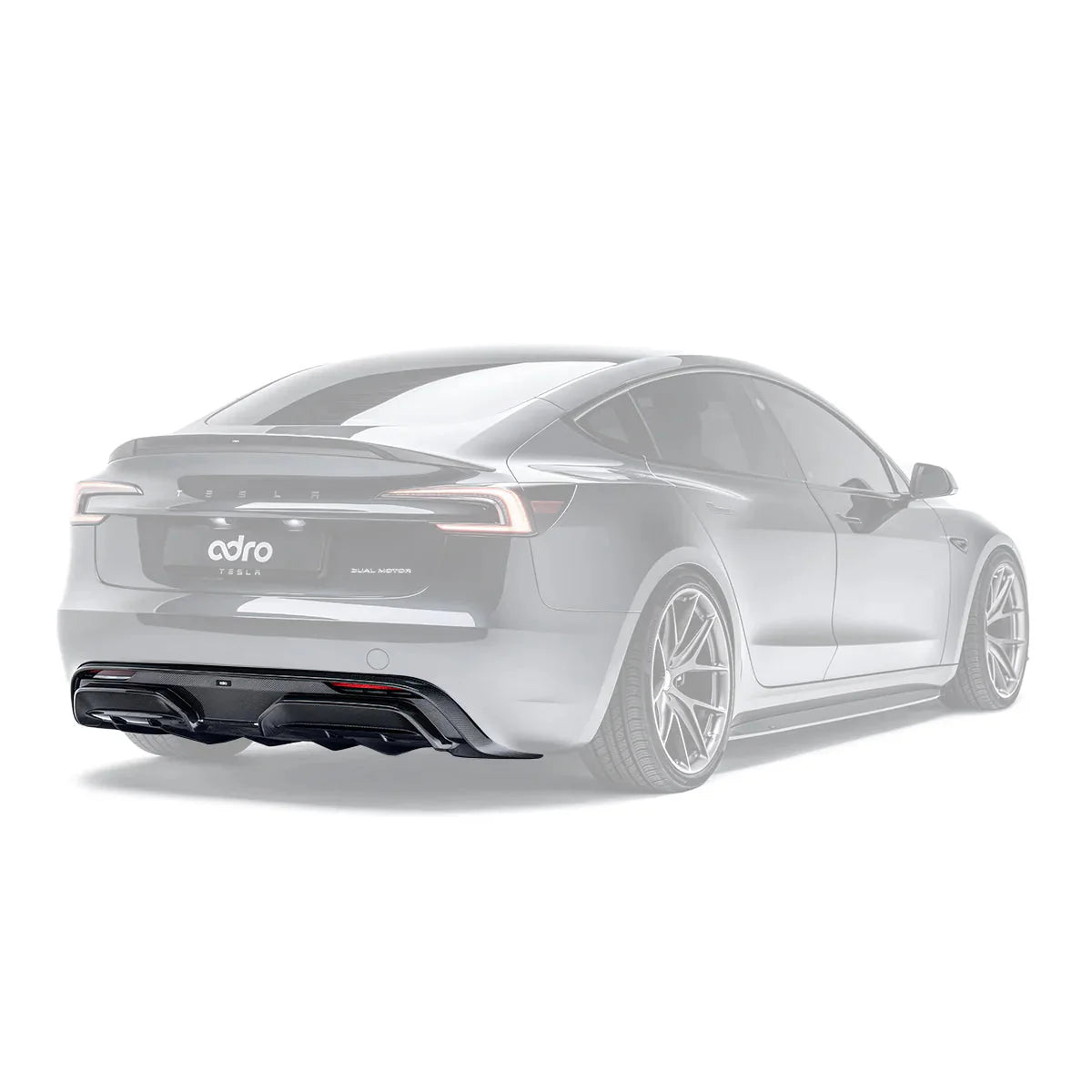 Adro Carbon Fiber Rear Diffuser for Tesla Model 3 | Tesla Model 3