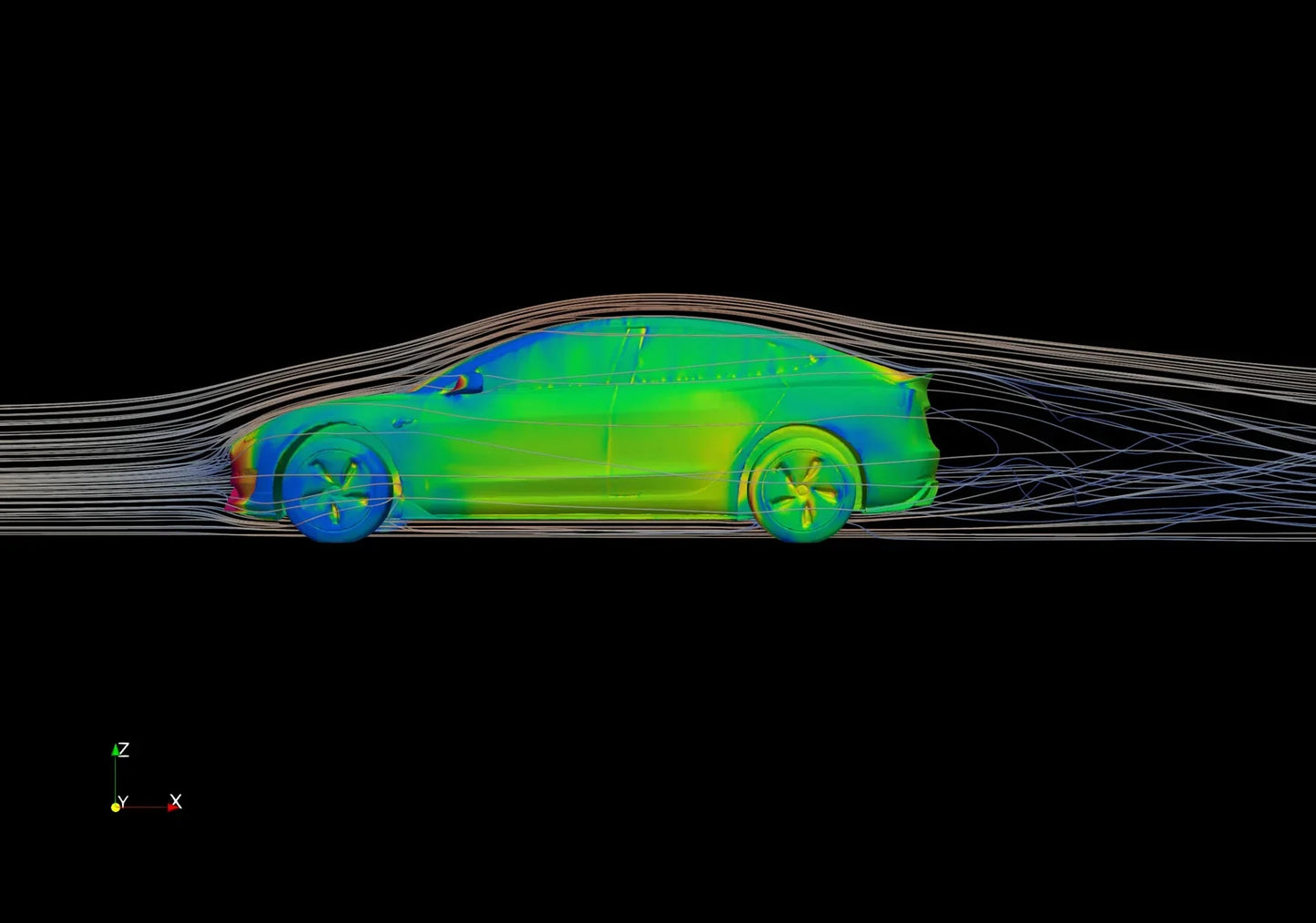 Adro Pre-Preg Carbon Fibre Front Splitter for Tesla | Tesla Model 3