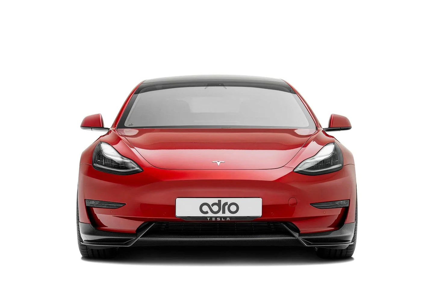 Adro Pre-Preg Carbon Fibre Front Splitter for Tesla | Tesla Model 3