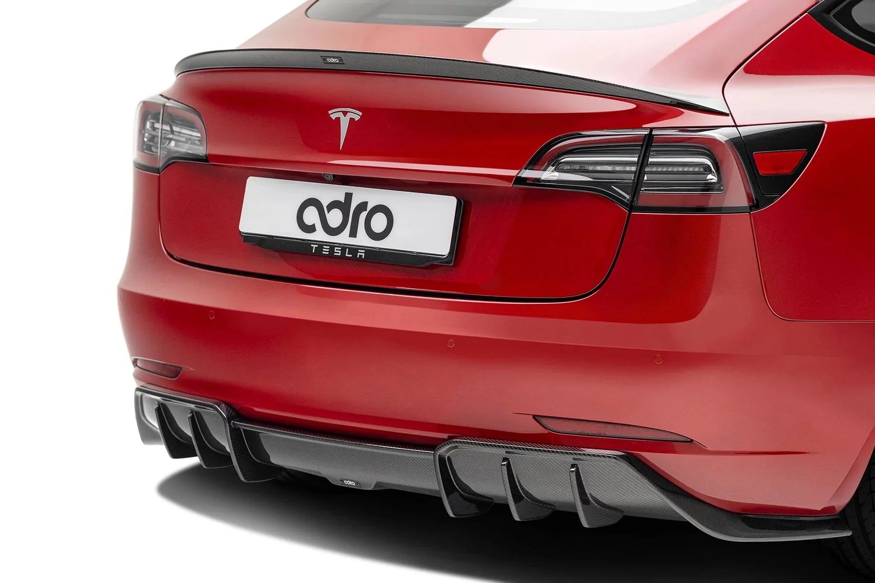 Adro Pre-Preg Carbon Fibre Rear Diffuser for Tesla Model 3 (2017+)