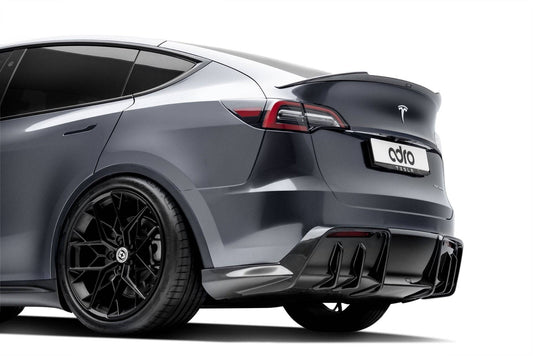 Tesla Model Y Pre - Preg Carbon Fibre Rear Diffuser by Adro (2020+) - | Rear Diffusers | FD Racing