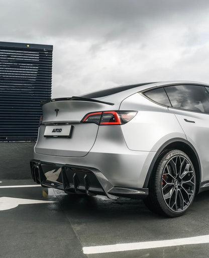 Adro Tesla Model Y Pre-Preg Carbon Fibre Rear Spoiler | Tesla Model Y