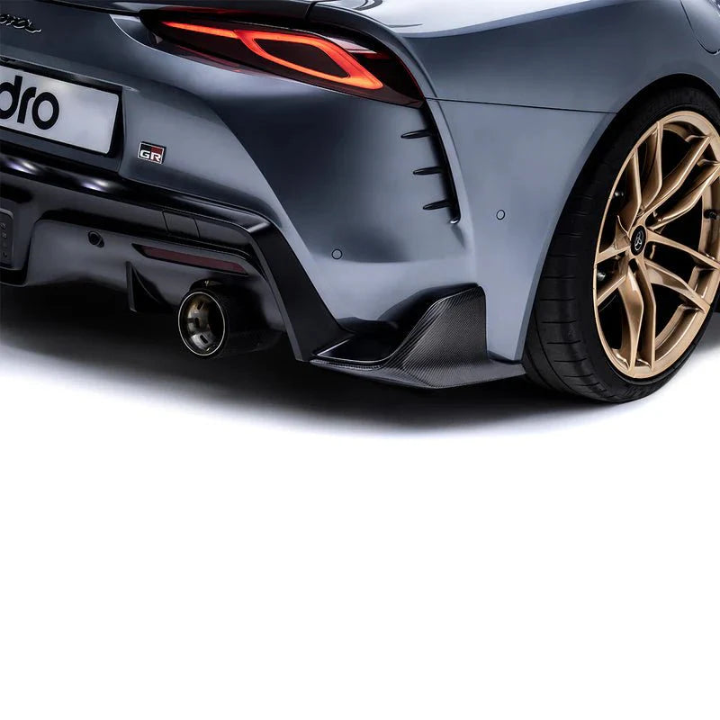 Toyota GR Supra A90 Mk5 Carbon Fibre Rear Winglets by Adro (2019+) - | Side Skirts & Winglets | FD Racing