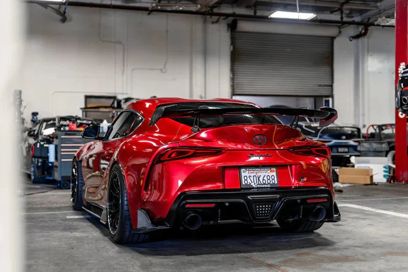 Toyota GR Supra A90 Mk5 Carbon Fibre Rear Winglets by Adro (2019+) - | Side Skirts & Winglets | FD Racing